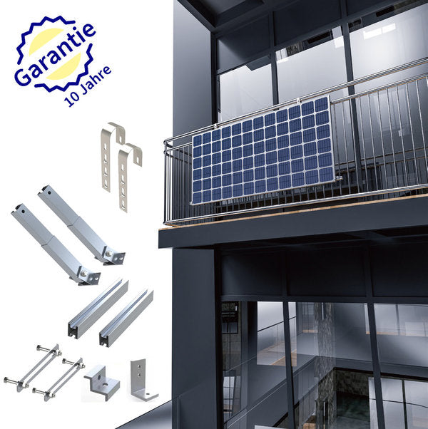 Centrale elettrica da balcone Easy-S 800 W/800 Wp set completo Full Black + accumulo 2kWh